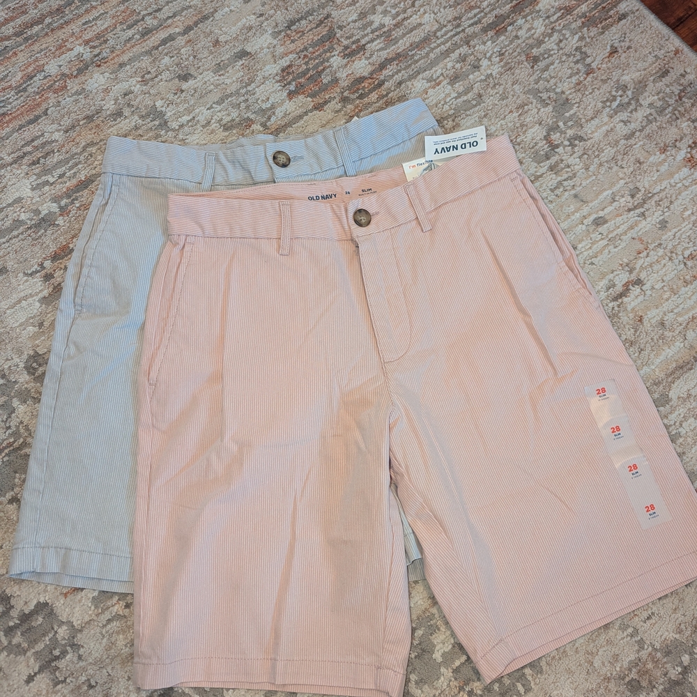 Old Navy Men's Shorts Set in Pink and Blue
